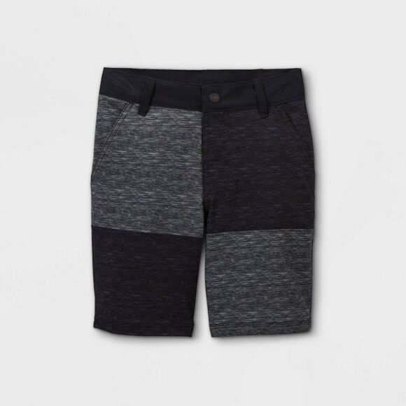Art Class Boys' Pieced Hybrid Swim Shorts Black 12 Husky - Picture 1 of 3